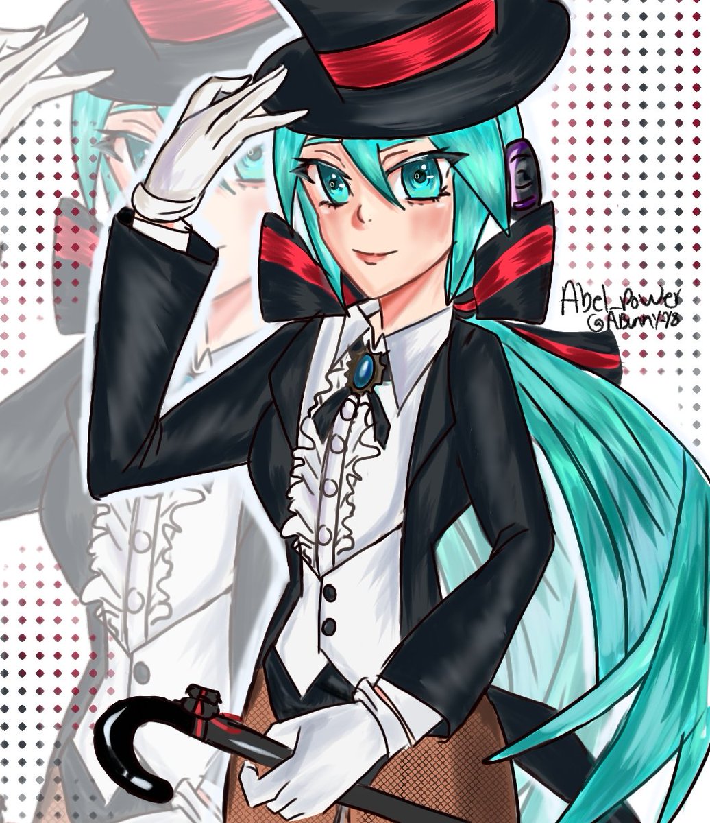 Dibujo Hatsune miku Miracule Paint #HatsuneMiku #Fanart #HatsuneMikuArt #HatsuneMikuMiraculePaint