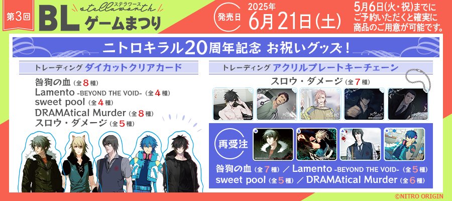 ステラワース スロウダメージ スロダメ アクリルプレート 全7種セット