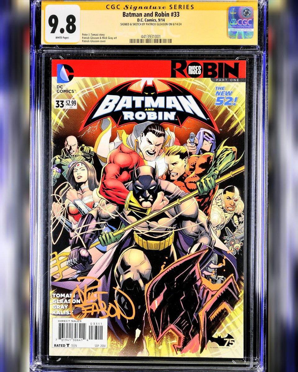 ReasonsImBroke's tweet photo. The big picture remarque from #PatGleason π¨
#DCComics @CGCSigSeries @CGCComics https://t.co/AAS1MGue5z
