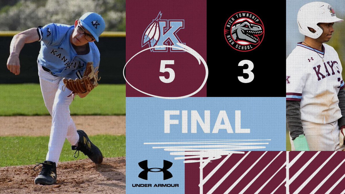 Kays brought a win back from Rich Township tonight ! Bryce Deany got the  W on the mound going 6 innings with 3 earned runs &amp; 7 strikeouts! Noah Hileman went an impressive 3 for 4 at the plate. Catch game 3 of the series tomorrow at Kays home field !