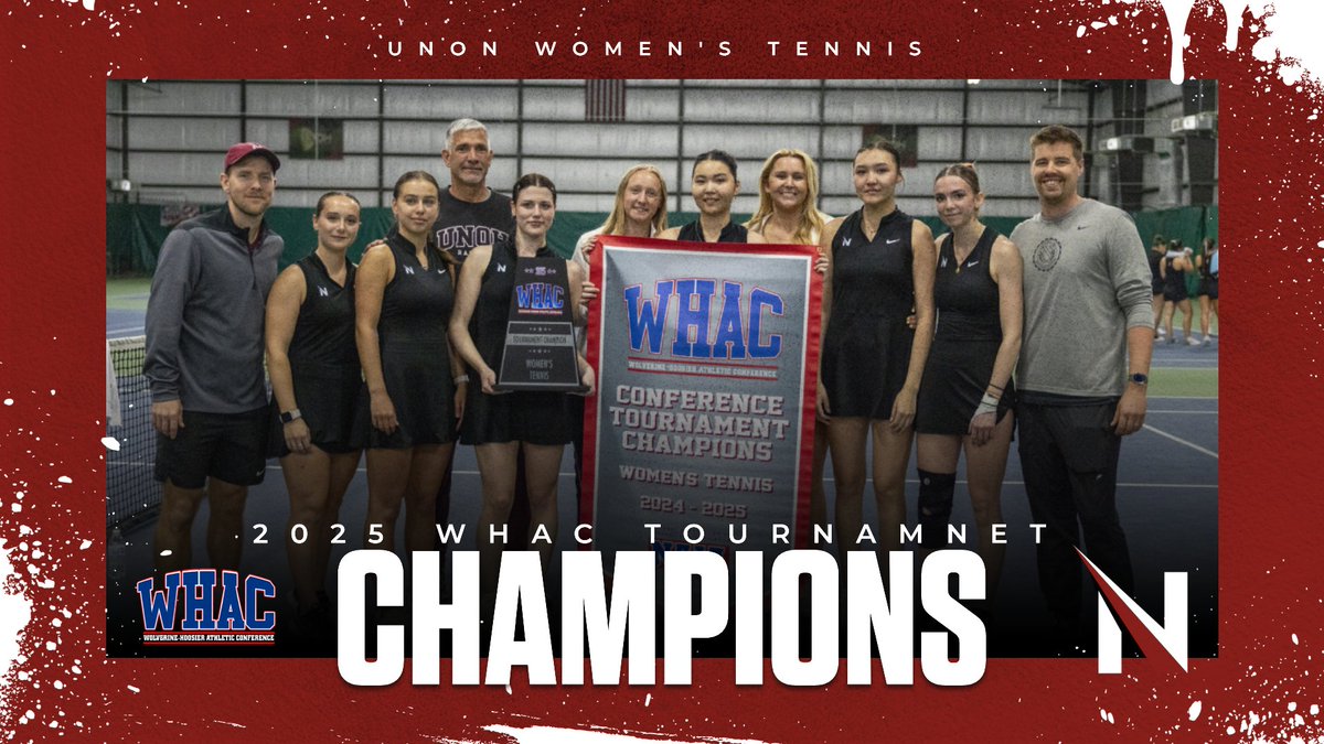 Congratulations to UNOH Women's Tennis on winning the WHAC tournament title earlier today. It was their second-straight and seventh all-time. With the win, they punch their ticket to NAIA Nationals in Mobile, Ala. Details at whac.net