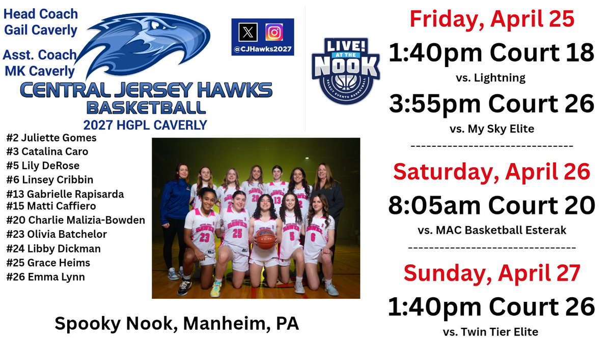 Here’s my upcoming schedule for this weekend at Spooky!