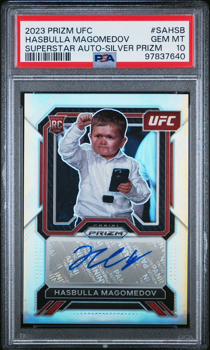 StreamCreamTV's tweet image. My Hasbulla Got A PSA 10 ❤️