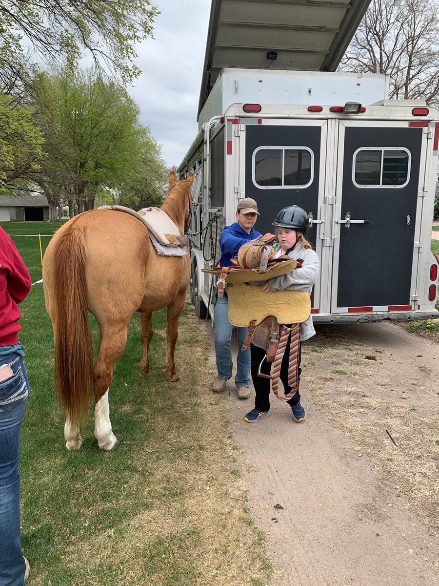 Today the Companion Animals class got to enjoy horses and further enhance their learning!  Thank you to Opportune Acres (Kari Valentine) and Bailey G! <a href="/CentralCityRN/">Republican Nonpareil</a> <a href="/ccpsactivities/">Central City Bison</a>