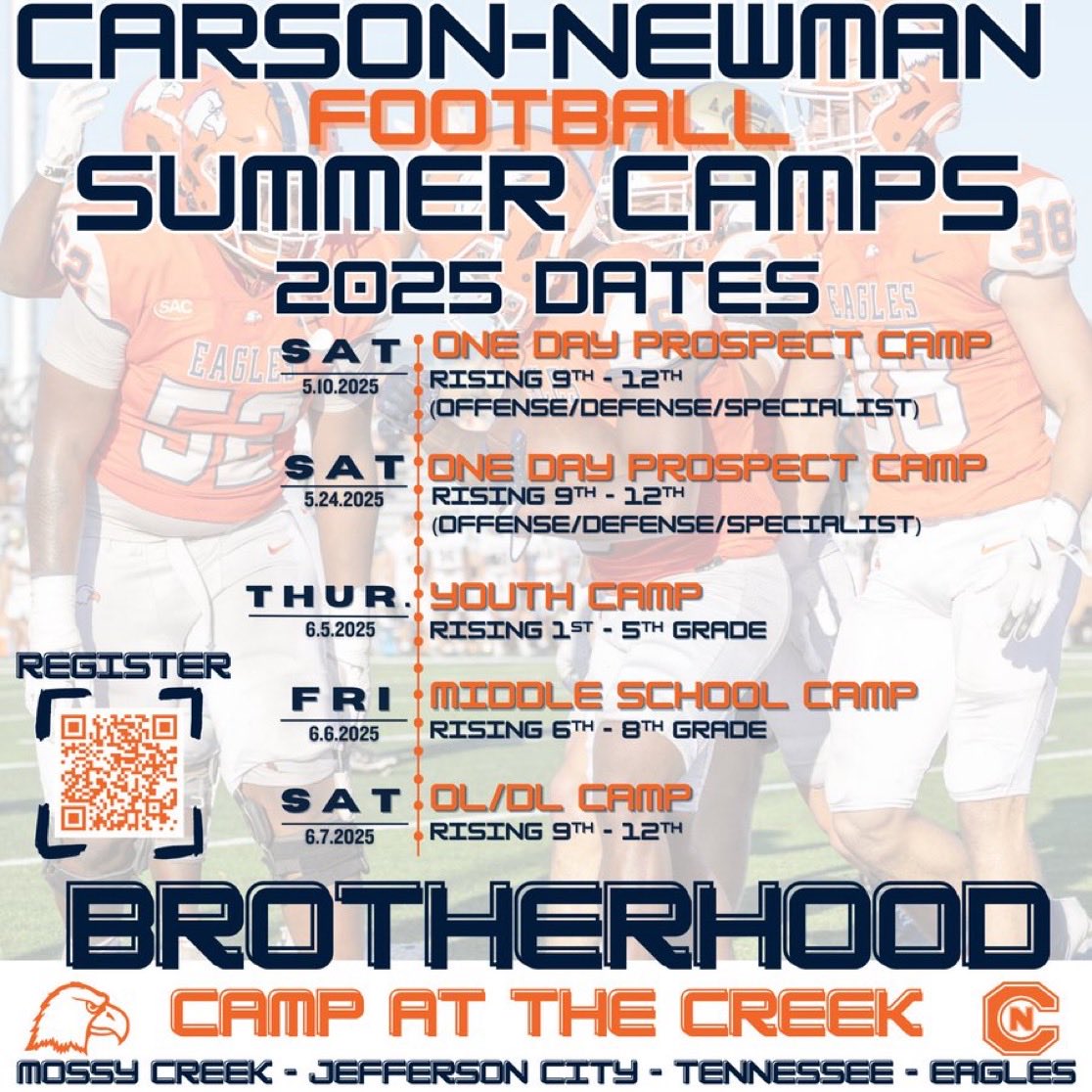 Be a part of something special.  Can’t wait to see y’all on the banks of Mossy Creek!