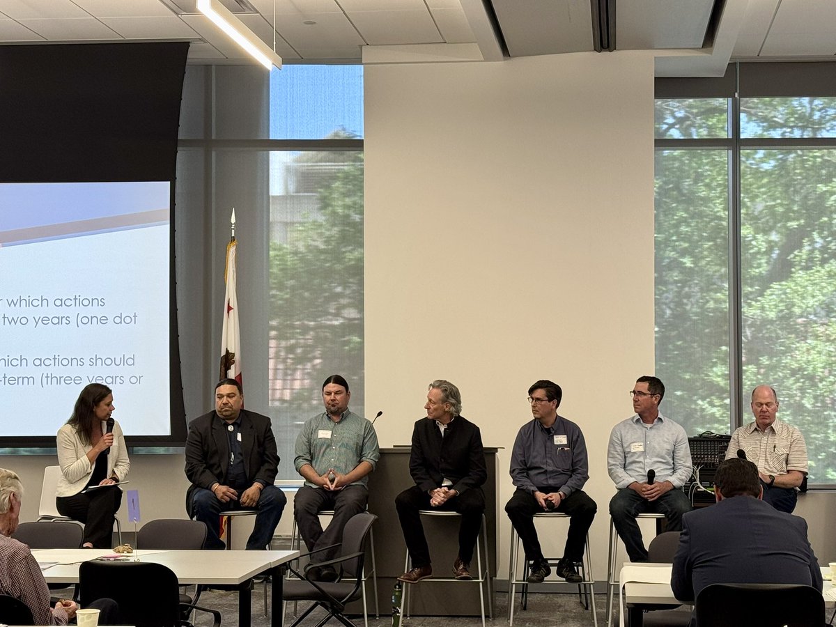 Aleumer's tweet image. Great to have the @TheKarukTribe talk about Klamath Dam removal and protecting flows on the Scott and Shasta Rivers at @CalNatResources #SalmonStrategy Roundtable. #AB263