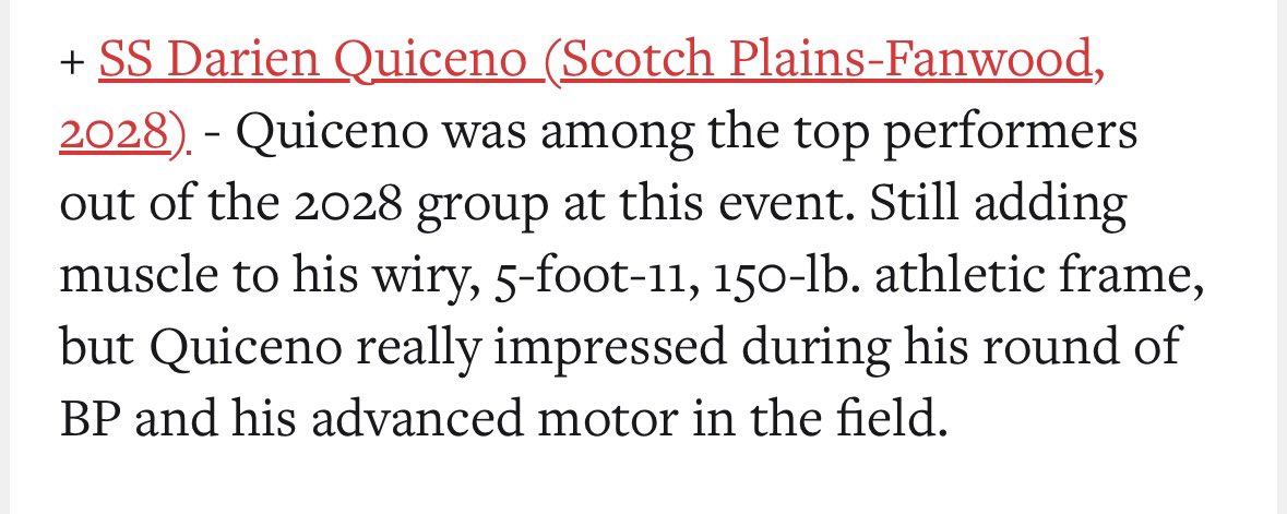 Thank You <a href="/PrepBaseballNJ/">Prep Baseball New Jersey</a> 

<a href="/TJHunt_PBRNJ/">TJ Hunt PBR NJ</a>
<a href="/DanValerio3/">Dan Valerio</a>
<a href="/CentercourtBB/">Centercourt Baseball</a> <a href="/TotalArmCare/">Total Arm Care</a> 
#spfbaseball2028