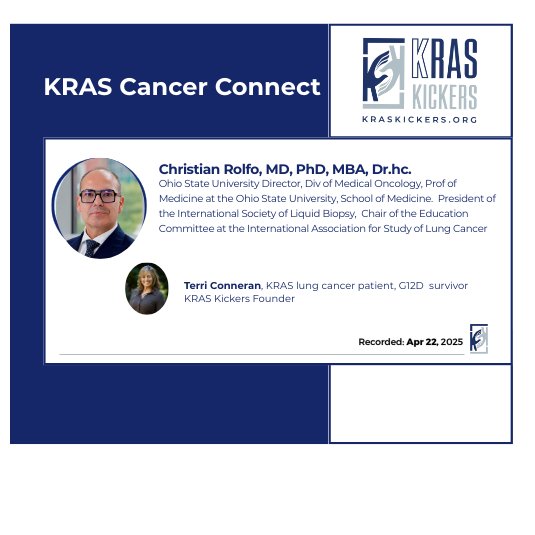 KRASKickers (@kraskickers) on Twitter photo Having cancer is the diagnosis. What does a patient need to know about biomarkers? 
Replay at your leisure: youtu.be/DdKPFYQg7eI?si… Having cancer is the diagnosis. What does a patient need to know about biomarkers? 
Replay at your leisure: youtu.be/DdKPFYQg7eI?si…