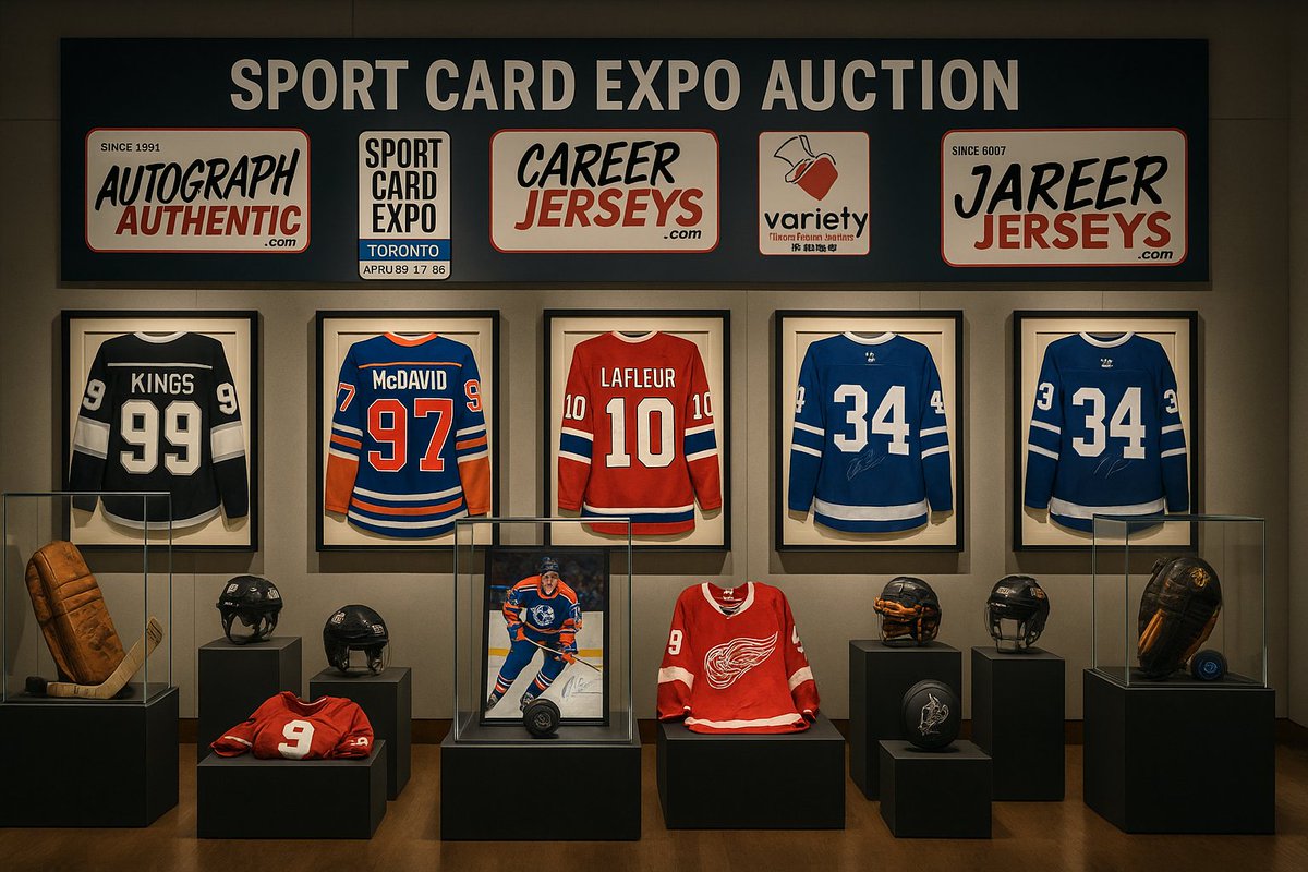 Bid Now! Signed Jerseys - Sports Card Expo Auction - Ends This Weekend🏒 - mailchi.mp/autographauthe…