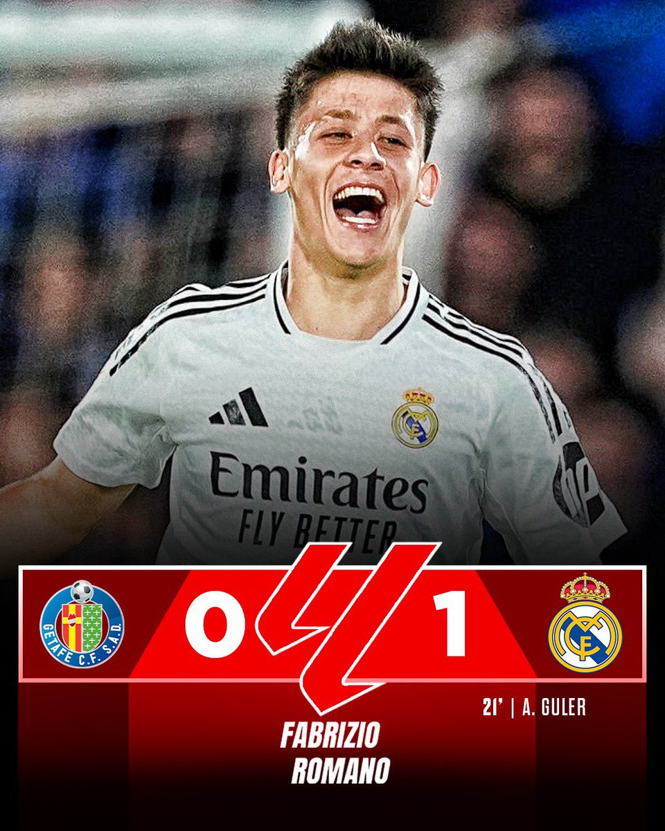 FabrizioRomano's tweet photo. Arda wins it for Real Madrid! 🤍🇹🇷 https://t.co/RIcDZ0vtgM