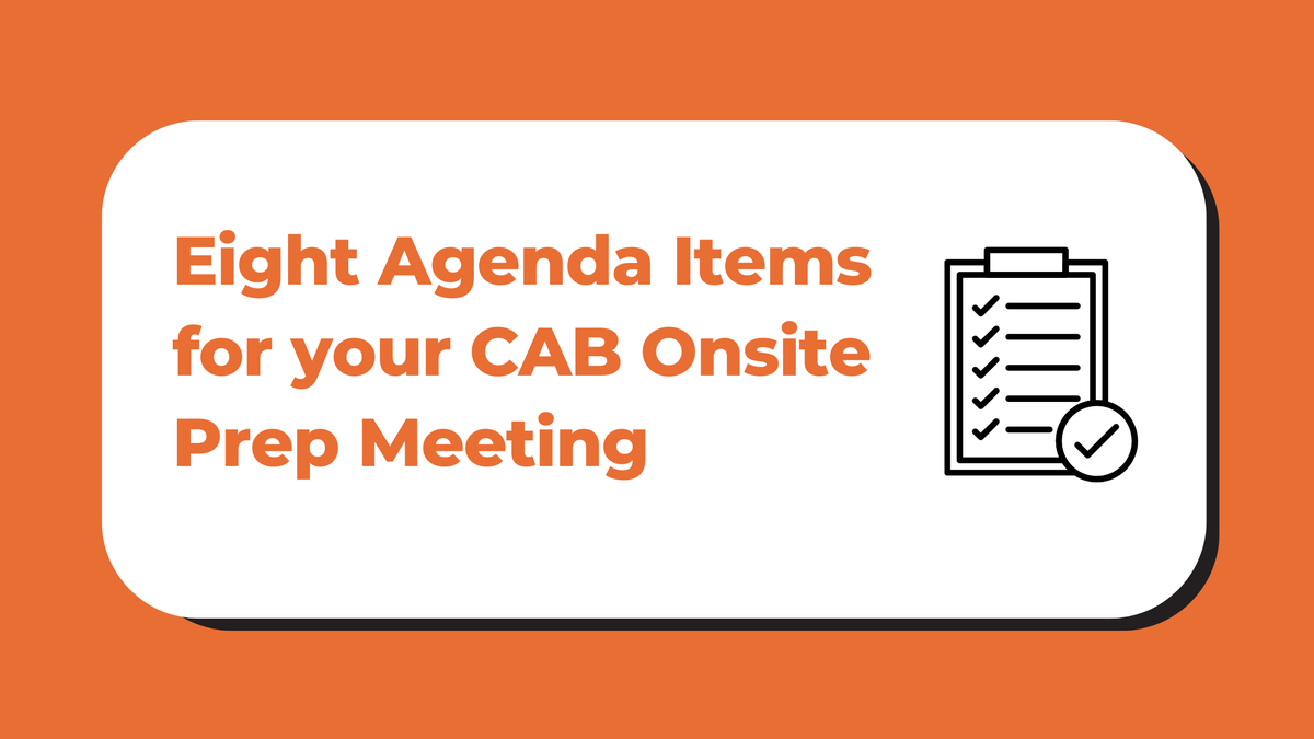 IgniteAG's tweet photo. Don’t skip one of the most important meetings before your CAB meeting - the onsite prep! Blog post: Eight agenda items you must cover at your #CustomerAdvisoryBoard onsite prep meeting https://t.co/yI1wObP1f3 https://t.co/YPQETb3l4D