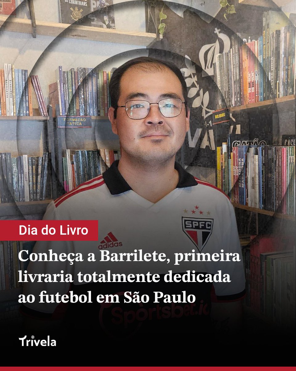 Especial da Trivela no Dia do Livro 📖 Conheça a história da Barrilete, a primeira livraria de São Paulo totalmente dedicada a futebol ⚽

✍️ <a href="/gabrielcsr/">Gabriel Rodrigues</a>
