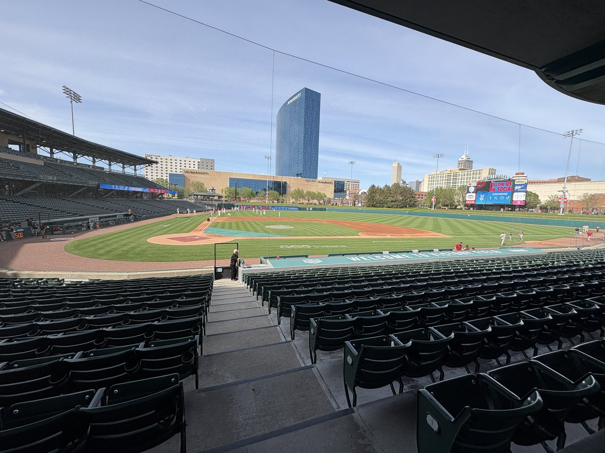 Zach Browning (@zachbrowning17) on Twitter photo Clear skies in downtown Indy, it’s a picture perfect evening for baseball as Indiana takes on Ball State tonight at Victory Field.
<a href="/thekevinvera/">Kevin Vera</a> and I will have the call for <a href="/WIUXSPORTS/">WIUX Sports</a>, first pitch is set for 6pm.
🔗iusportsmedia.mixlr.com/events/4230404 #iubase Clear skies in downtown Indy, it’s a picture perfect evening for baseball as Indiana takes on Ball State tonight at Victory Field.
<a href="/thekevinvera/">Kevin Vera</a> and I will have the call for <a href="/WIUXSPORTS/">WIUX Sports</a>, first pitch is set for 6pm.
🔗iusportsmedia.mixlr.com/events/4230404 #iubase