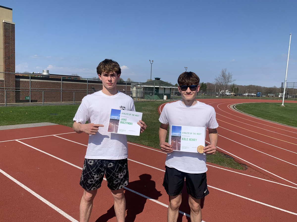 First meet first W! Both the girls and boys track teams open up the season with a win against WSE. Top performances, earning them athletes of the meet from Jake Buczynski, Kole Henry, Lola Pawlowski and Daiya Kowalski. Congrats 🦅 <a href="/AthleticsLSC/">Lake Shore Athletics</a>
