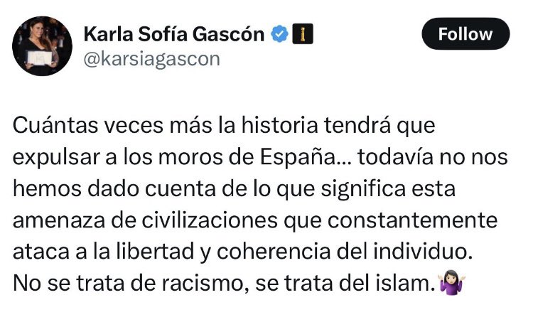 ya lo dijo ella