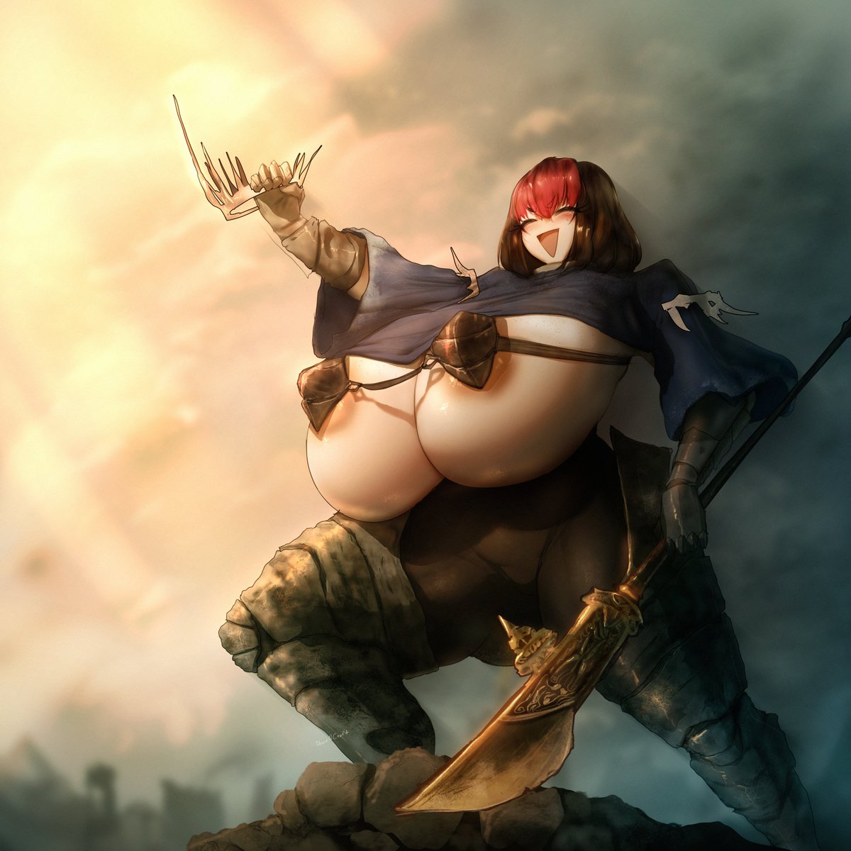 Mikulazho (@karenboobies) on Twitter photo Guess who beat Dark Souls 1 for the first time?
Thanks to <a href="/DrawNCraft1/">Draw N Craft</a> for making this beautiful piece of art! Guess who beat Dark Souls 1 for the first time?
Thanks to <a href="/DrawNCraft1/">Draw N Craft</a> for making this beautiful piece of art!