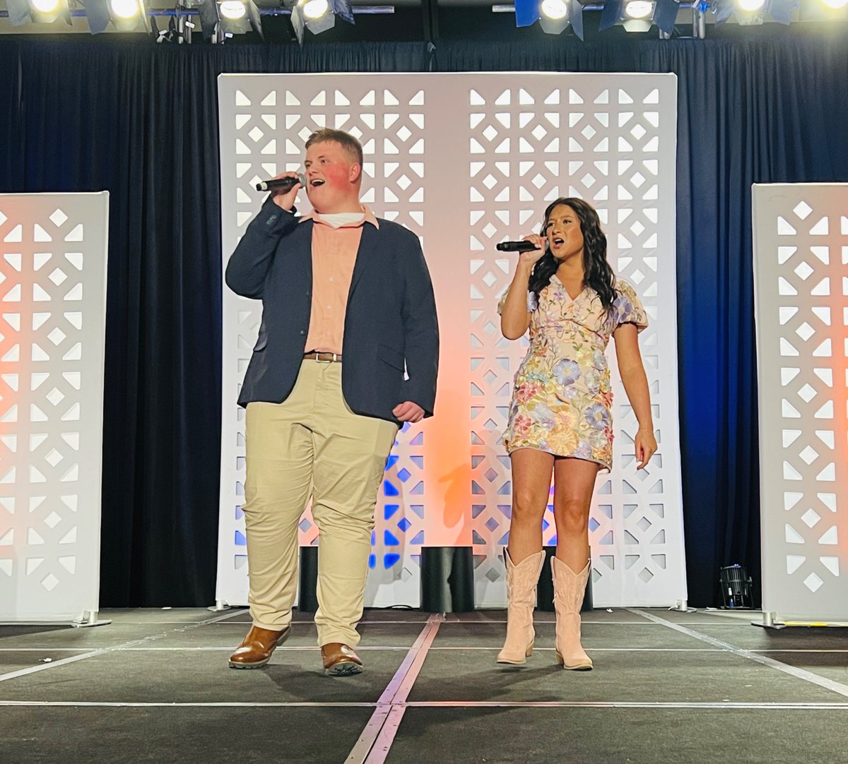 Jaw, meet floor. 🤯 Johnson Central High School students Ava &amp; Will absolutely brought the house down with their incredible performance. 🤩🎶 #BARR25