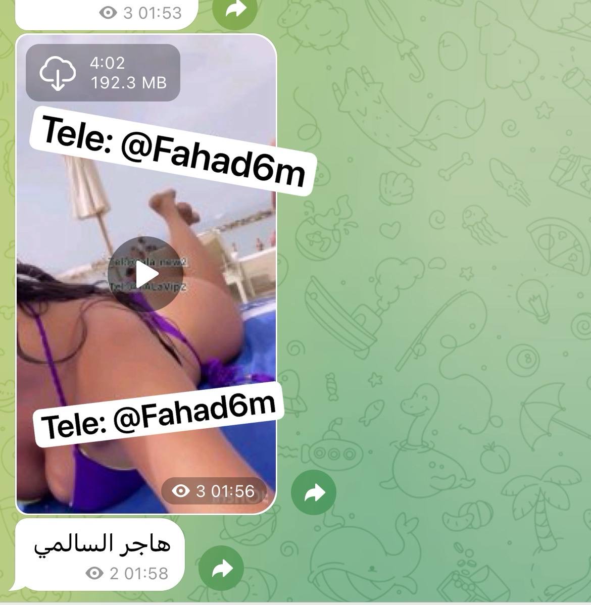 mtjrfhd8's tweet photo. هاجر السالمي 💥
مقاطع جديدة نزلت بقناة الخاصة 🔥

كل مقاطعها متوفره مع إثباتات بسعر مناسب مع إثباتات 💥

محتوى قناة تلقرام الخاصة :-
فضايح مشاهير دياثه تجسس عمات كلبات شيميلات سالب

❇️للاشتراك دش تلقرام👈🏾  https://t.co/BYBo3nxdYz او من خلال معرف تلقرام :  #Fahad6m https://t.co/qtRLmjbt7z