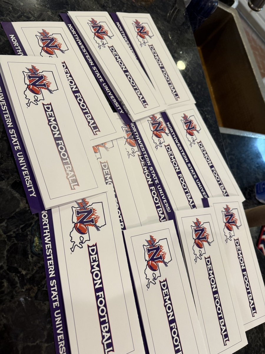 Jackson Speer (@jacksonspeer_) on Twitter photo Appreciate the love from the <a href="/NSUDemonsFB/">NSU Football</a> coaching staff for writing the letters!! #AGTG
<a href="/CoachJwill_/">Justin Williamson</a> <a href="/CoachCadeCamp/">Cade Camp</a> <a href="/CoachMoeNWST/">Maurice βMoeβ Stewart Jr.</a> <a href="/BlaineMcCorkle/">Blaine McCorkle</a> <a href="/CoachStew_NSU/">Carson Stewart</a> Appreciate the love from the <a href="/NSUDemonsFB/">NSU Football</a> coaching staff for writing the letters!! #AGTG
<a href="/CoachJwill_/">Justin Williamson</a> <a href="/CoachCadeCamp/">Cade Camp</a> <a href="/CoachMoeNWST/">Maurice βMoeβ Stewart Jr.</a> <a href="/BlaineMcCorkle/">Blaine McCorkle</a> <a href="/CoachStew_NSU/">Carson Stewart</a>