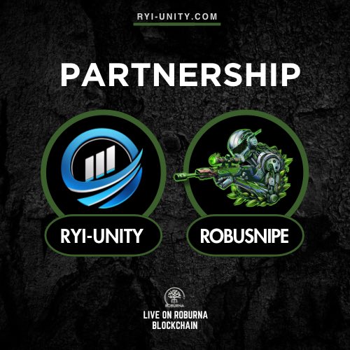 📣We have just partnered with another exciting project on the <a href="/Roburnaofficial/">ROBURNA🌳</a> 🌳

<a href="/robusnipe/">RobuSnipe</a> is a Cross-Chain 
Sniping Bot Revolutionizing Token Sniping Across Multiple Blockchains(Beta).

Stay tuned for more info
Ryiunity X Robusnipe🔥