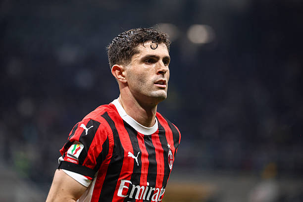 MilanPosts's tweet photo. 🗣️ Conceiçao spoke to @sportmediaset: "Pulisic sacrificed himself for the team, played a great match. We had to balance the central channel he and Jovic were key in handling Asllani. He ran a lot and gave a lot to the team. Of course, he’s lacking a bit of freshness on the ball, but there’s balance to consider… When we spend more time without the ball, it becomes harder for players like Puli. But I have huge trust in him."