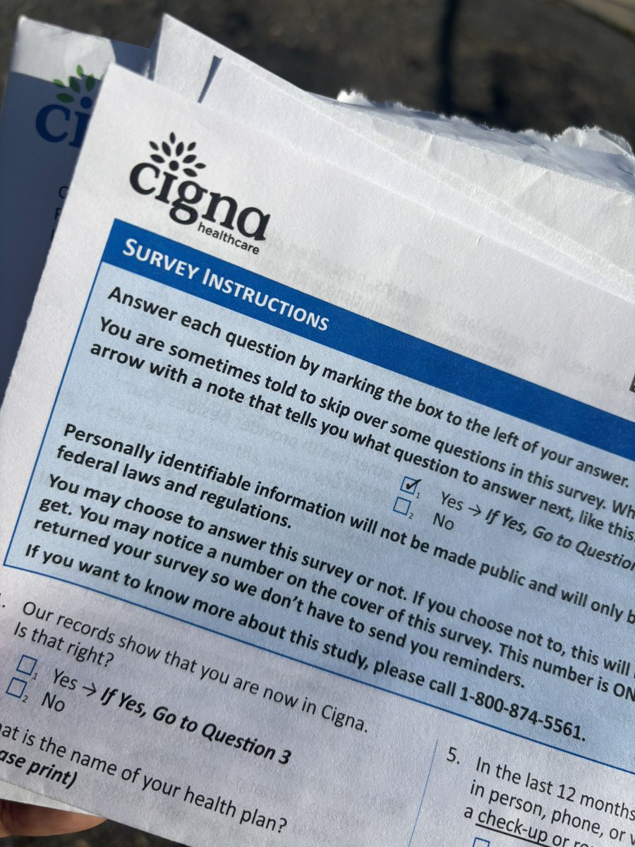 Shireka_LGSW's tweet photo. @Cigna  please don’t send me any surveys until you process my claims! https://t.co/qjZWEiMlDQ