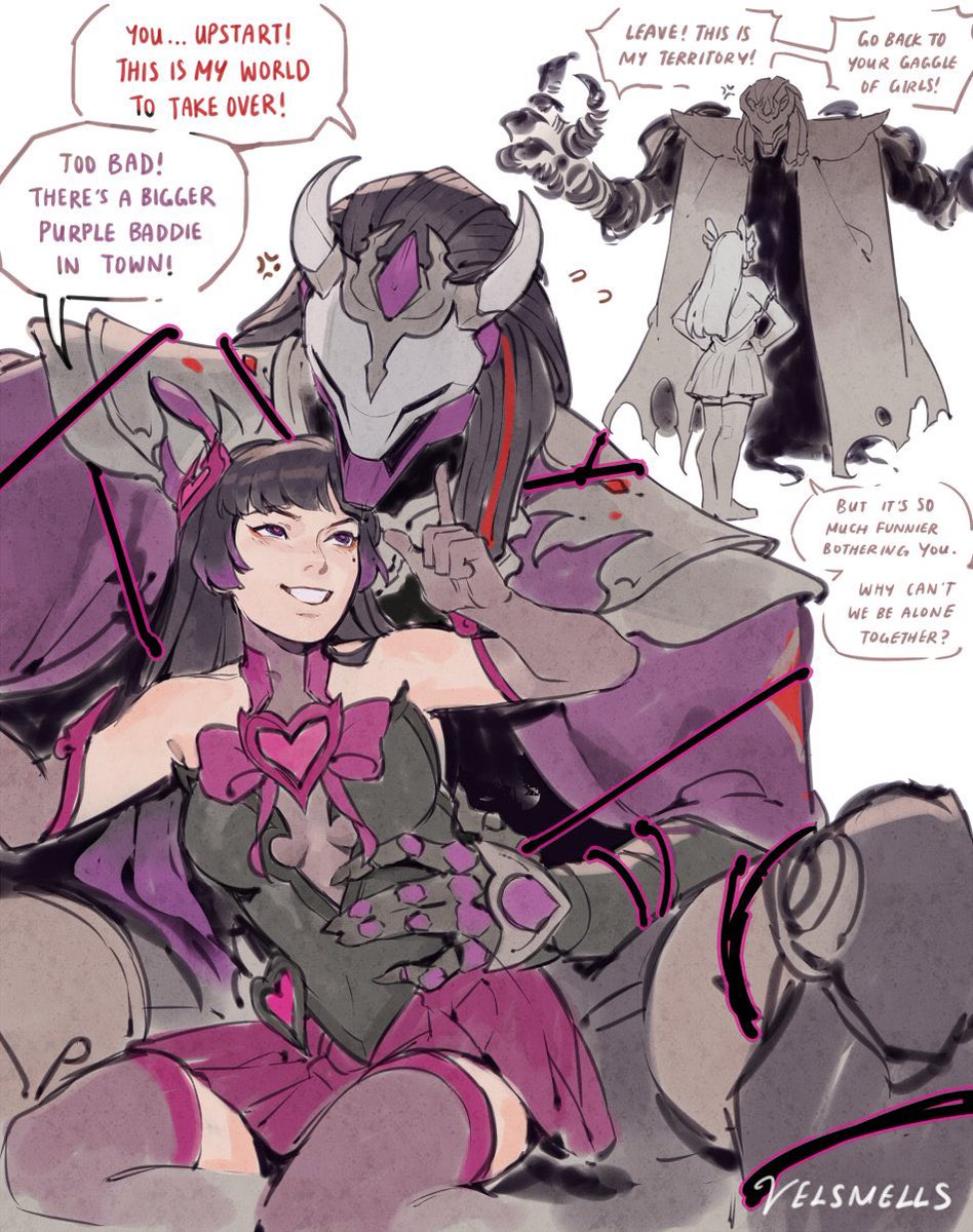 Xiao at 99% lesbian power tweet media