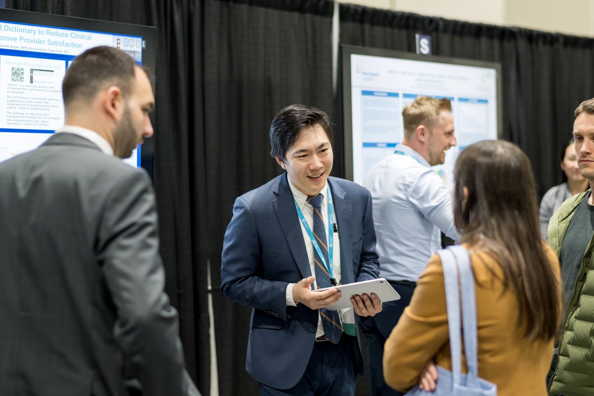The reception with Scientific Abstract ePoster Competition is today, 5:15-6:15 p.m. PT in Converge Central, Oceanside A.

For specific scheduling info check out the #SHMConverge25 SHMConnect app. 📲