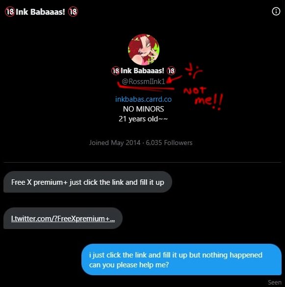 Important Notice!🚨🚨
Be careful with this account!This are my Official accounts!!👇👇👇
<a href="/RossmIInk/">🔞Ink Babaaas! 🔞</a> or <a href="/InkBabas/">🖤❤️‍🔥Ink Babosa❤️‍🔥🖤</a>!
Dont click in strange link pls, very careful , I only have those accounts , verify. Any inconvenience please contact me ! 🤧🤧🤧