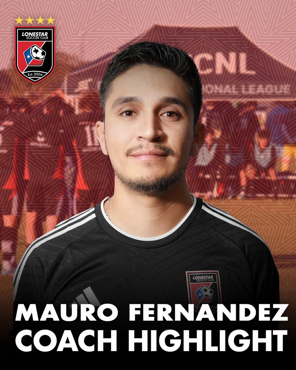 Meet Coach Mauro! 👋 Originally from Leon, Guanajuato, Mexico, he's previously coached for One World Soccer and Barca Academy Austin, now coaching for our Lonestar ECNL teams since 2022. ⚽🔥 #WeAreLonestar #coachhighlight #clubsoccer #youthsoccer