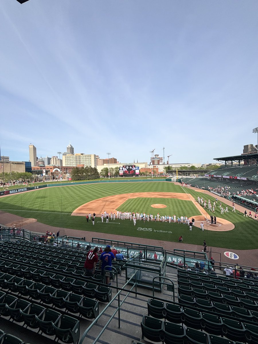 Ava Wegenke (@avawegenke) on Twitter photo Indiana (22-18) vs Ball State (29-12) playing at Victory Field in Indianapolis tonight. I’ll have coverage all game for <a href="/TheHoosierNet/">The Hoosier Network</a> #iubase Indiana (22-18) vs Ball State (29-12) playing at Victory Field in Indianapolis tonight. I’ll have coverage all game for <a href="/TheHoosierNet/">The Hoosier Network</a> #iubase