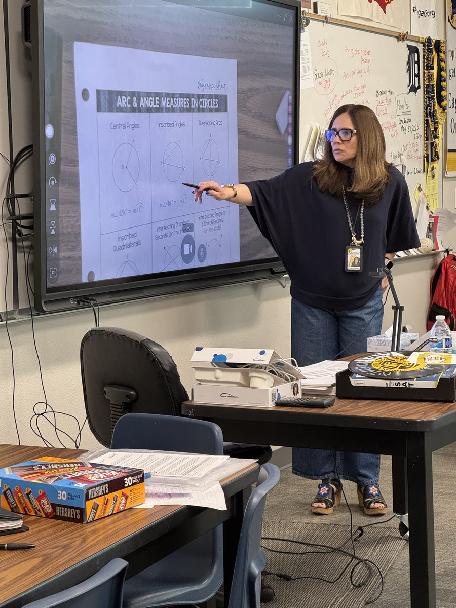 boulder_hs's tweet image. Students in Geometry are calculating arc measures in all the right places—on the circle, inside, and outside! Exploring angles from every angle! #BCHS41 #GeometryInAction