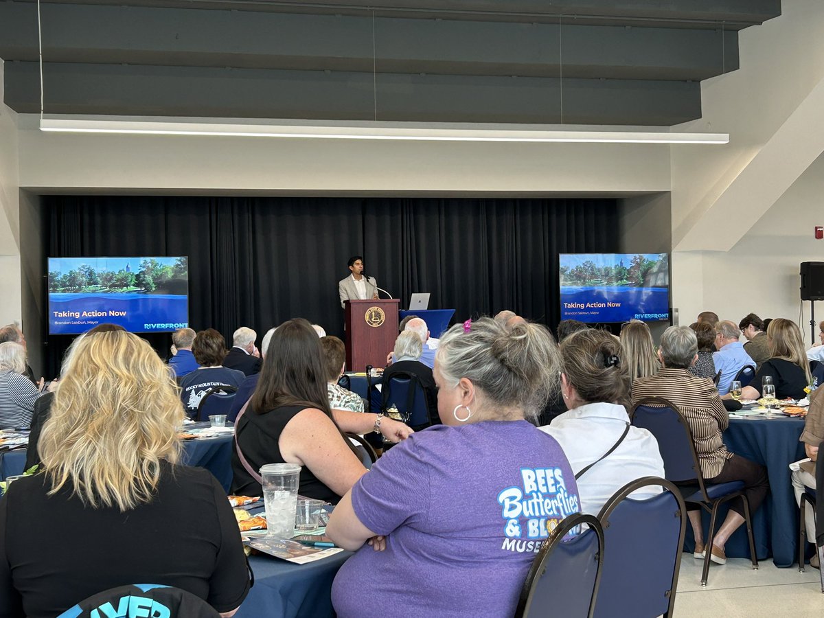 Attended the Riverfront plan reveal this afternoon, exciting possibilities on the horizon