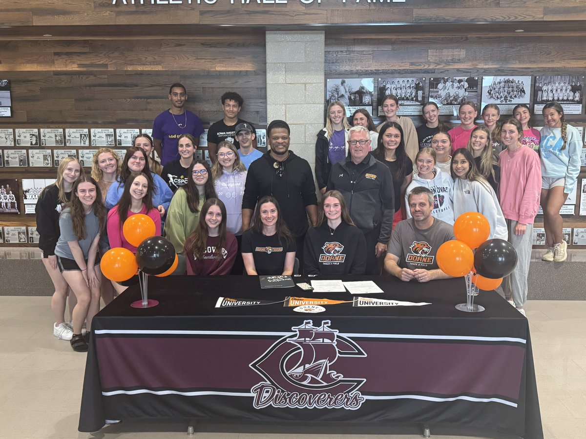 Columbus High Athletics & Activities (@3434theanchor) on Twitter photo Congratulations to Liz Wemhoff for signing at Doane University to continue her education and track career! Big day! <a href="/DiscovererWay/">Columbus High</a> Congratulations to Liz Wemhoff for signing at Doane University to continue her education and track career! Big day! <a href="/DiscovererWay/">Columbus High</a>