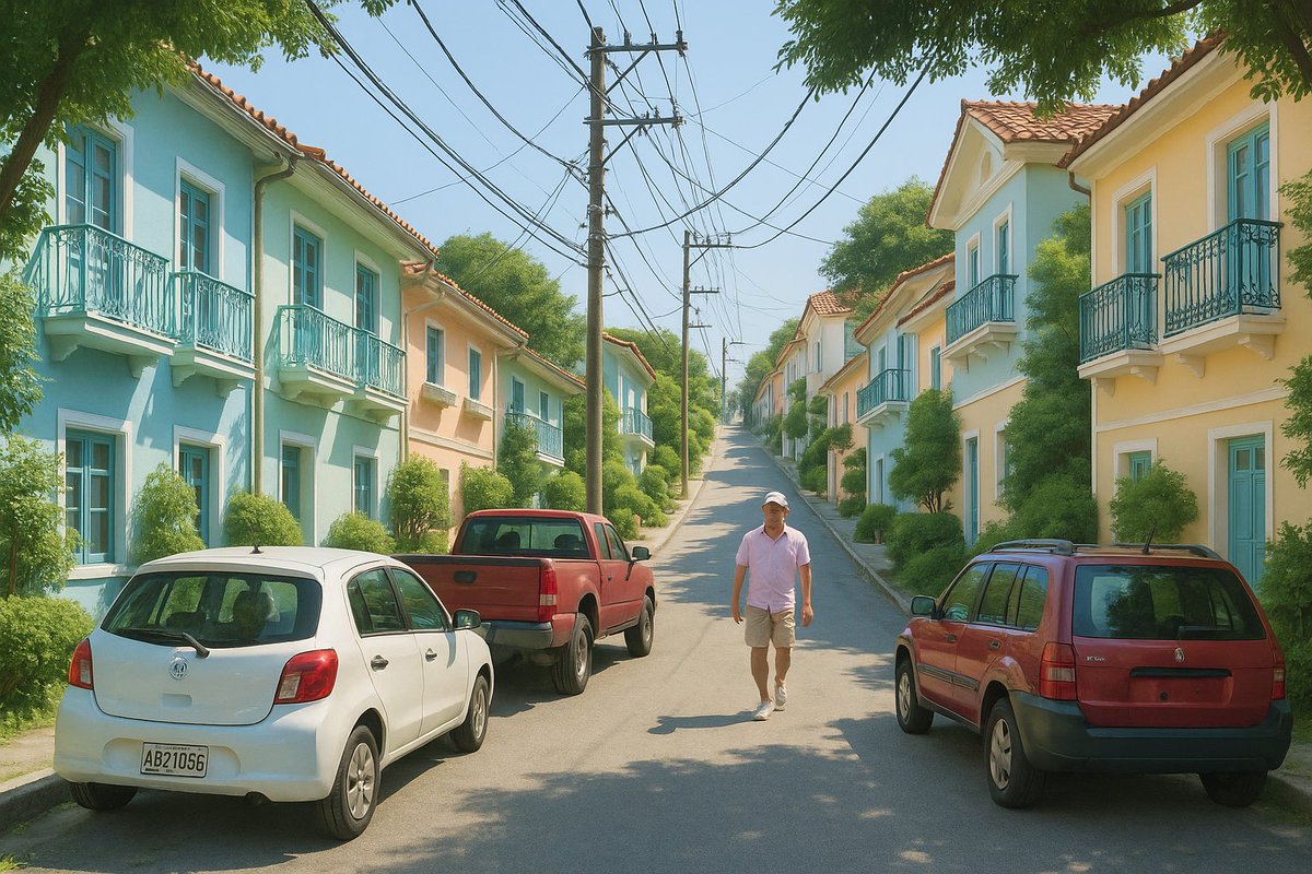 Venegalacsi's tweet photo. Usando chatgepeté para imaginar, lo más apegado a la realidad posible, como se verían los barrios con mejoras en la infraestructura y servicios básicos. https://t.co/NncXcVqpTS
