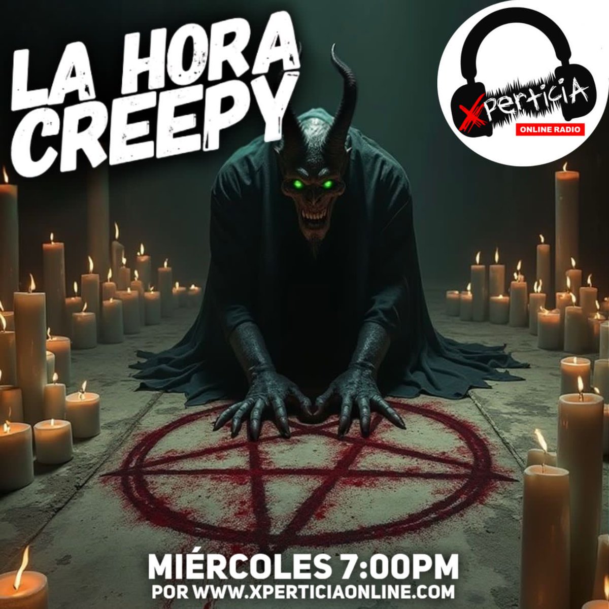 XperticiaOnline's tweet photo. 🔵TODOS los MIÉRCOLES 7:00pm (Hora Bolivia) escucha: "👻#LAHORACREEPY!". Con lo mejor del terror. Con: Graciela Astorga. Solo en: https://t.co/Avki9elO8R
#XperticiaOnlineRadio #Terror #MundoParanormal #RadioTerror https://t.co/Y88uUUiFtF