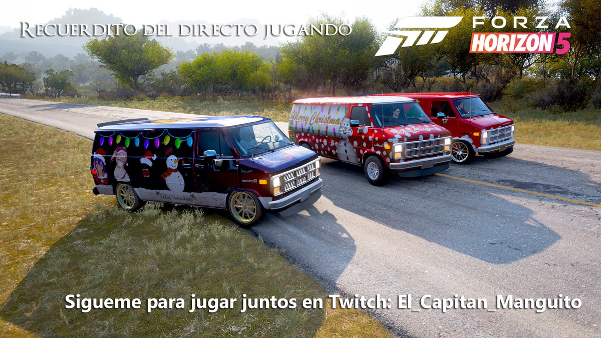 CapitanManguito's tweet photo. Estamos jugando en vivo Forza Horizon 5!!!🥭

Ven a manejar y platicar juntos en Twitch!!!

#GameStreaming #StreamerCommunity #twitch #TwitchStreamers #Mexico #twitchstreaming #gtav #gta5 #twitchgamer #Gaming #Xbox #games #retrogames #ForzaHorizon5 #roblox https://t.co/H7qMLldqvN