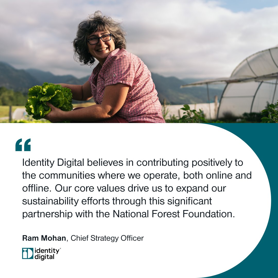 Identity Digital Inc (@identitydig) on Twitter photo #ICYMI: We've teamed up with the <a href="/NationalForests/">National Forest Fdn.</a>! Together, we aim to address pressing restoration needs to sustain vital ecosystems. 🤝🌳
Learn more: businesswire.com/news/home/2025… #domains #EarthDay #ICYMI: We've teamed up with the <a href="/NationalForests/">National Forest Fdn.</a>! Together, we aim to address pressing restoration needs to sustain vital ecosystems. 🤝🌳
Learn more: businesswire.com/news/home/2025… #domains #EarthDay