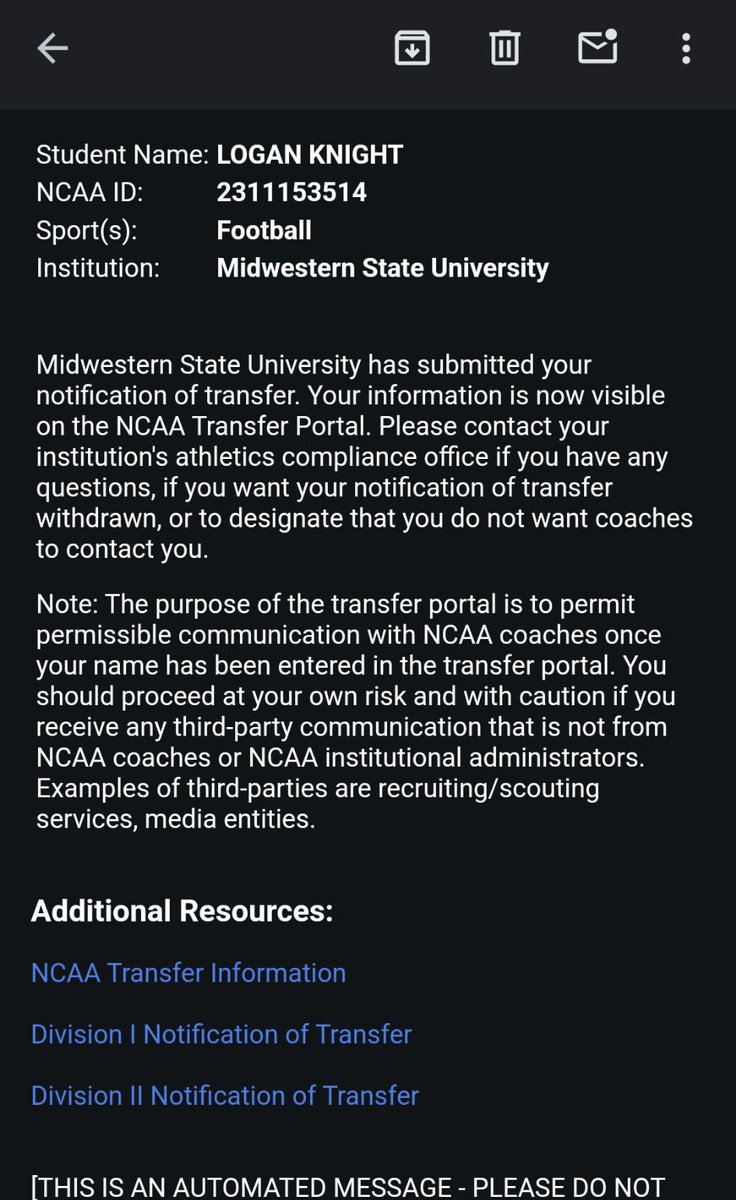 Logan Knight 6’5ft/290lbs OL tweet media