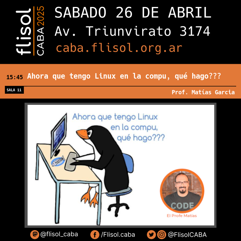 Flisol CABA tweet media