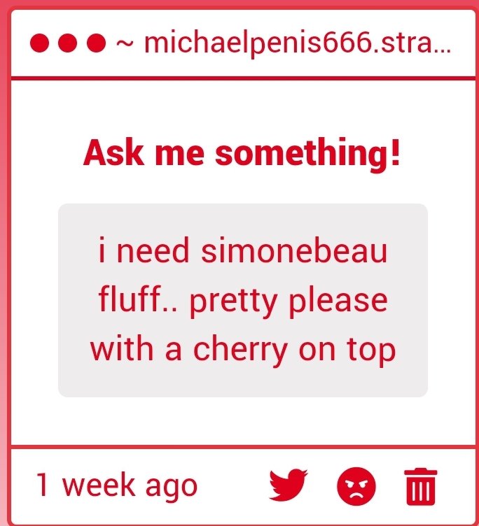 Michaelpenis666's tweet photo. i am..burnt out but i am constantly coming up with silly ideas and never have anywhere to post them here are a couple... all regarding #simonebeau ehueheueheu https://t.co/pyvxeJyrHi