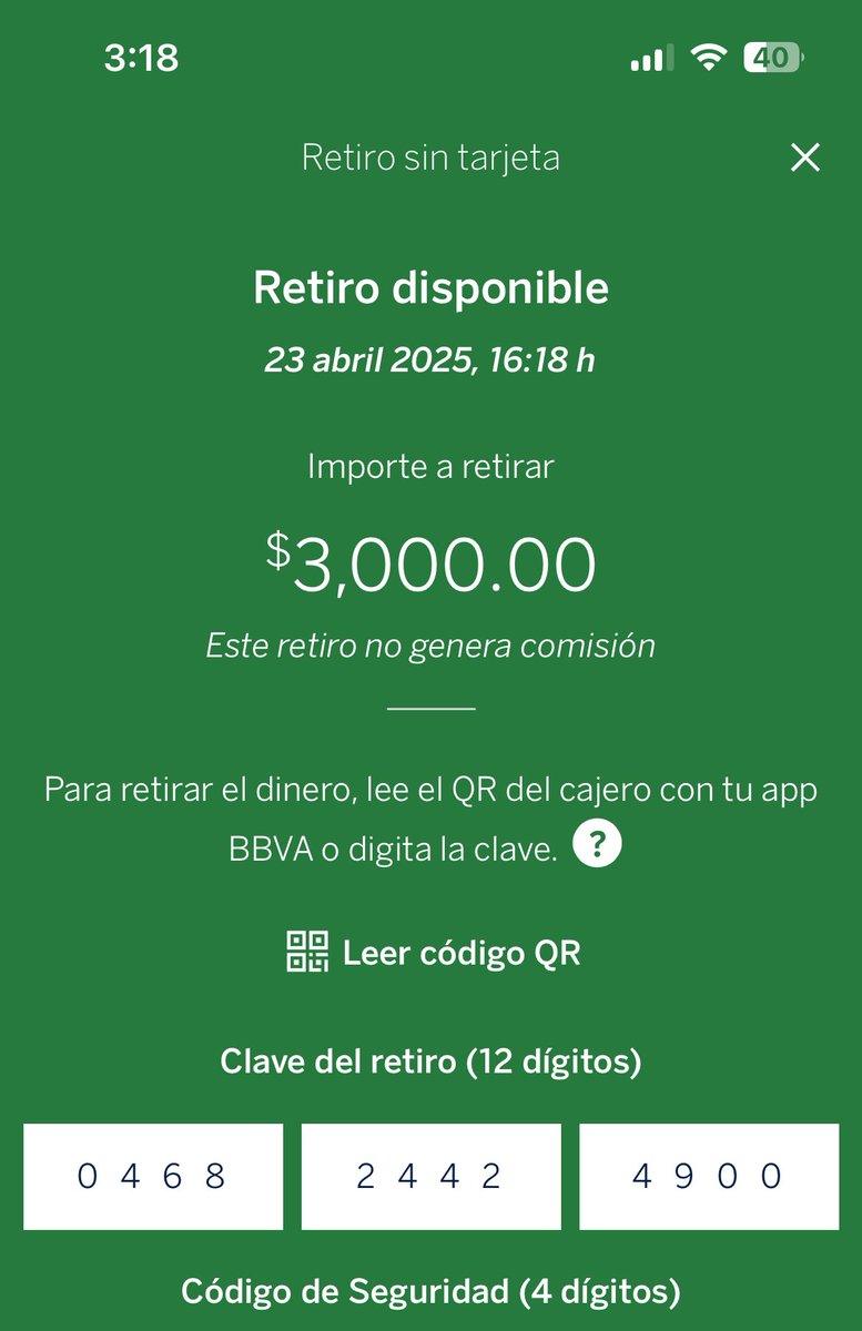 SE VA OTRO RETIRO SIN TARJETA ‼️

REQUISITOS:

•Ser nuevo 💎
•Dar RT 🔀
•Enviarme mensaje 💬

YA HEMOS ENTREGADO UN PAR DE RETIROS DE ESTA SEMANA 🗣️

Sino has ganado es tu oportunidad💰