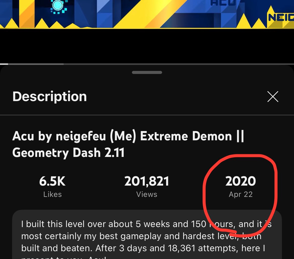as of yesterday, Acu is HALF A DECADE old