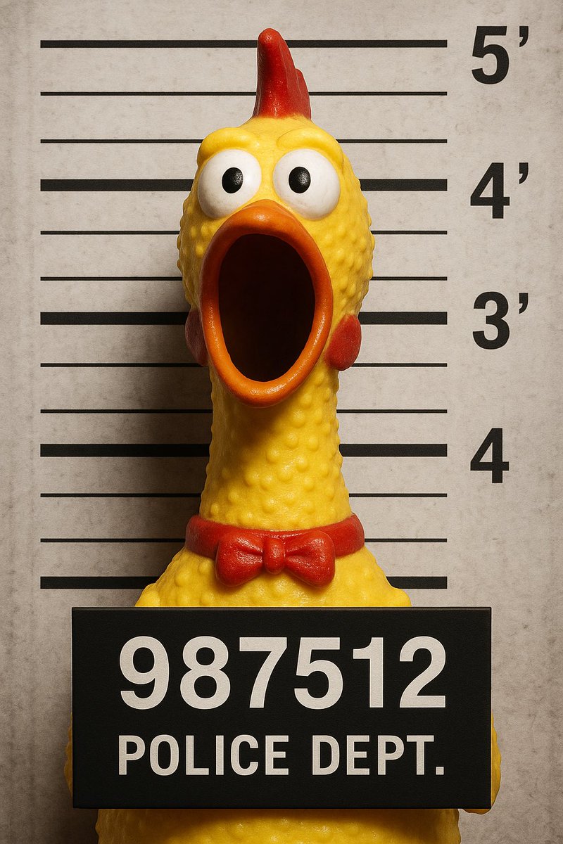 notEezzy's tweet photo. it’s just a screaming rubber chicken https://t.co/8JLnv8eAhw