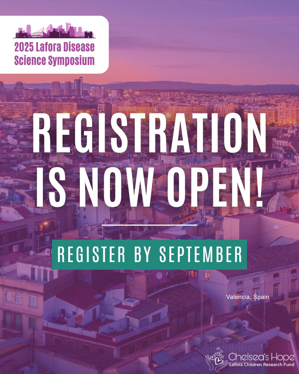 📢 2025 #LaforaDisease Science Symposium registration is open!

🔗  Register by September 1: 
givebutter.com/2025LaforaSymp…