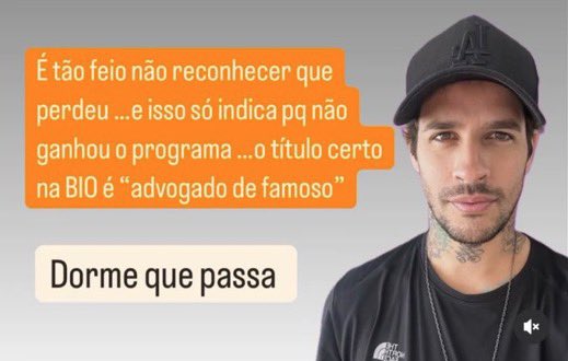 rafinha mandando uma direta pro guilherme vulgo advogado de camarote SOCORROOOOO