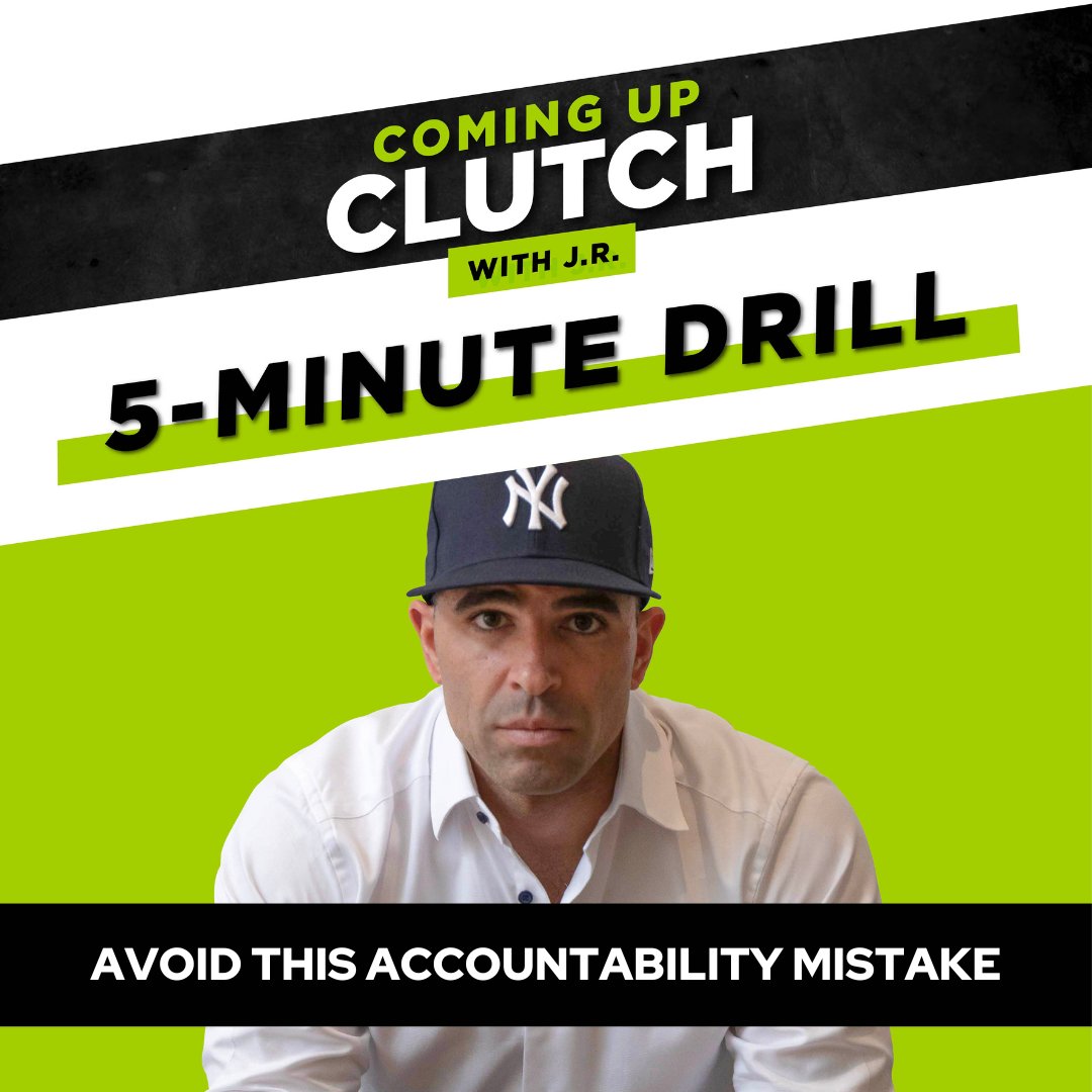 If you’re relying on others for accountability, you’re missing the point. True accountability starts with YOU. In this week’s 5-Minute Drill, I break down the #1 accountability mistake holding you back and give you the strategy to fix it.👇🏼 jamesreid.com/episode305