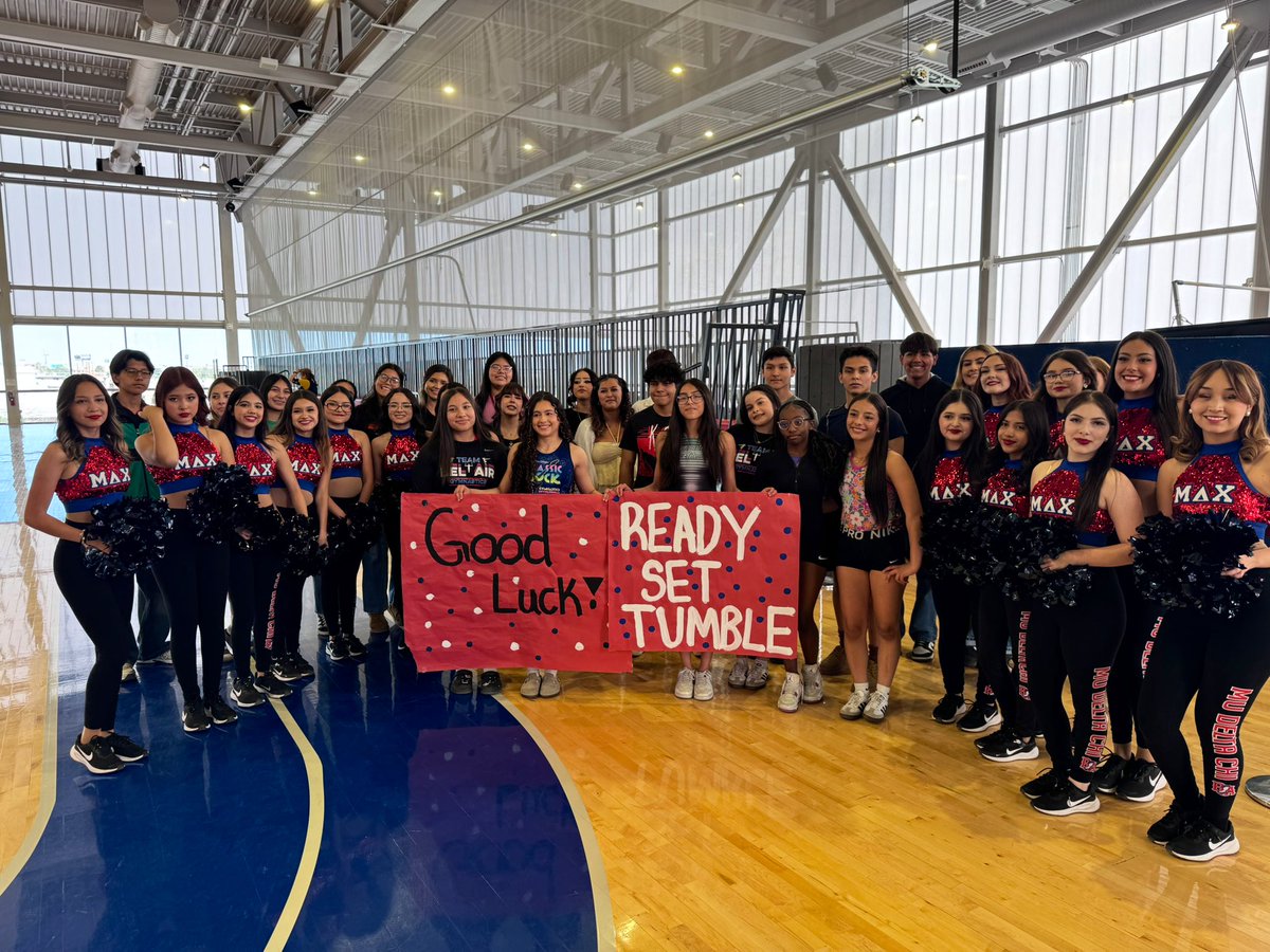 #FlippinStong gymnasts ready to represent Bel Air this weekend @Texas High School State Gymnastics Championships!#FireItUpRed <a href="/YISDAthletics1/">YISD Athletics</a> <a href="/KFOX14/">KFOX14 News</a> <a href="/epsportsnet/">El Paso Sports Network</a> <a href="/Fchavezeptimes/">Felix Chavez</a> <a href="/YISDCFO/">Lynly</a> @BA_Highlanders <a href="/B_Russ_Garcia/">Bobbi R. Garcia</a> <a href="/SamGuzmanTV/">Sam Guzman</a> <a href="/915Romano/">Lou Romano</a> <a href="/CoachRecoder/">𝙂𝙖𝙧𝙮 𝙍𝙚𝙘𝙤𝙙𝙚𝙧</a> <a href="/BelAirHigh/">Bel Air HS</a>