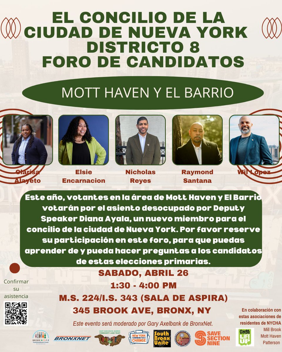 This Saturday, I’m joining fellow candidates at the #District8 Forum to talk housing, safety, opportunity &amp; dignity.

Sign up and submit your questions—your input shapes this conversation. forms.gle/9cjEzPW9imxkiB…