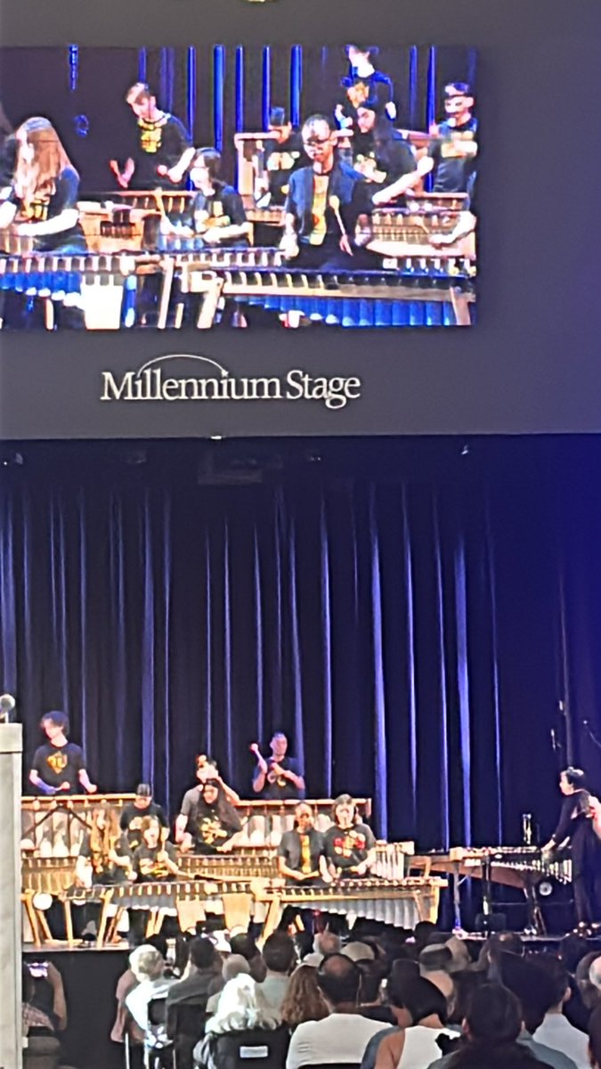 ilyseh's tweet image. I love DC bc my kid’s elementary school gets to play the Italian anti fascist anthem Bella Caio on the Millennium stage at the Kennedy Center that the petty tyrant took over. The daily defiance is exhilarating.